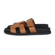 Hermes Chypre Techno Sandals Naturel Calfskin Palladium Hardware 38 EU Sale