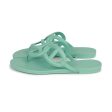 Hermes Egerie Sandals Vert Embrun Rubber 36 Online Sale