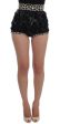 Dolce & Gabbana Crystal Sequined Silk High Waist Women s Shorts Online now