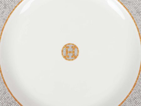 Hermes  Mosaique Au 24  Gold Presentation Plate Set For Sale