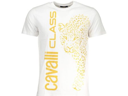 Cavalli Class  Men s Leopard Print T-Shirt Online Hot Sale