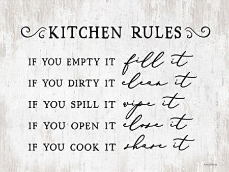 LET352 - Kitchen Rules - 16x12 For Sale