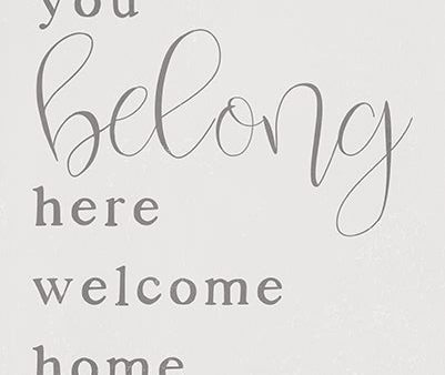 JAXN499A - You Belong Here - Welcome Home - 16x20 Online Sale