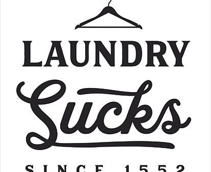 LET360 - Laundry Sucks - 12x16 Sale