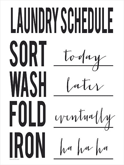 LET299 - Laundry Schedule - 12x16 Online now